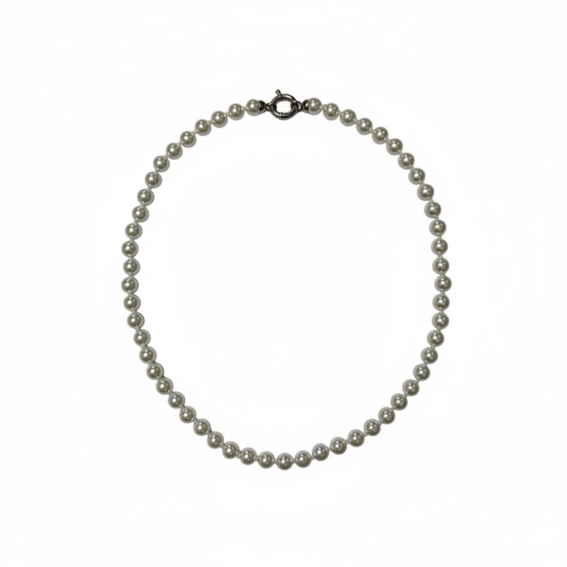 Collana perle da 6 mm