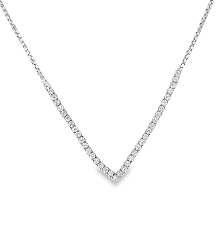 Collana veneziana con zirconi