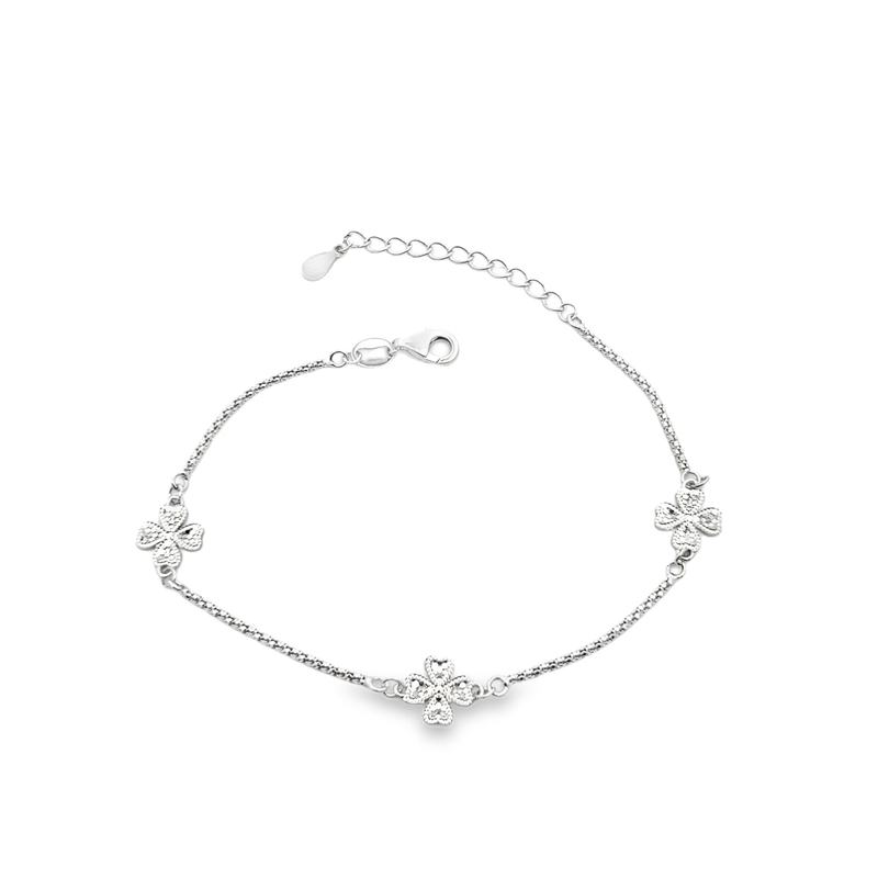 Bracciale quadrifogli