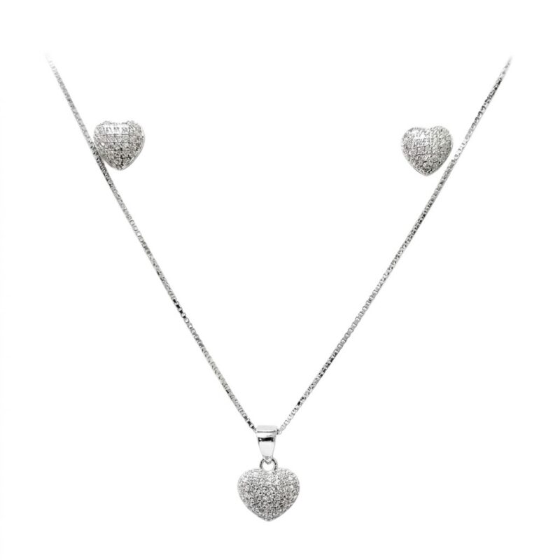 Completo cuore pavè